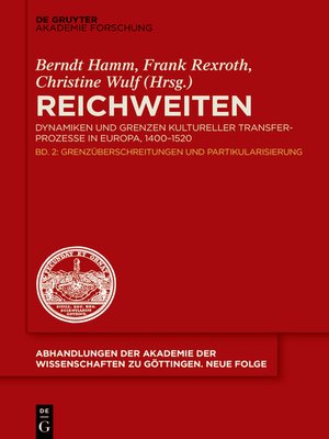 cover image of Grenzüberschreitung und Partikularisierung